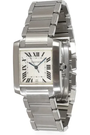 Cartier 2000-2009 pre-owned Tank Française 28mm