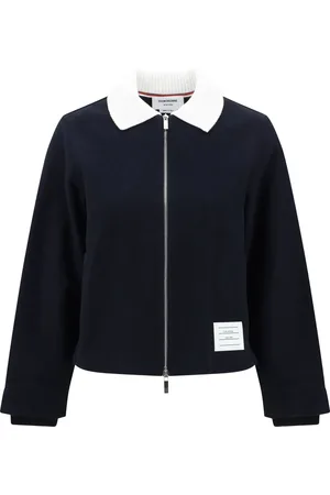 Thom Browne Jacke mit Logo-Patch