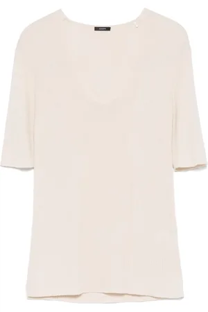 Joseph Geripptes Merino-T-Shirt