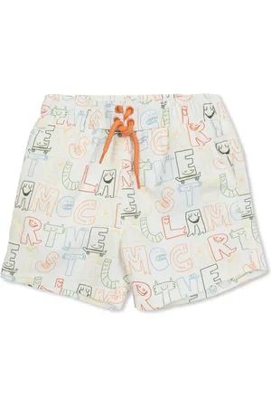 Stella McCartney Shorts mit Cream Lettering-Print