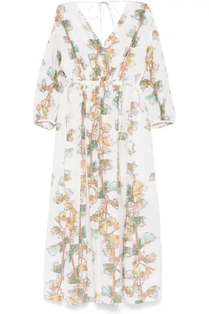 Paul Smith Maxikleid mit Blumen-Print