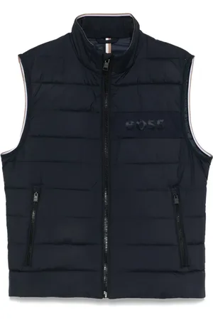 HUGO BOSS Wasserabweisende Weste mit Logo