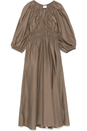 MATTEAU Gerafftes Midikleid