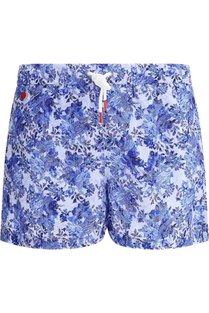 Kiton Badeshorts mit Paisley-Print