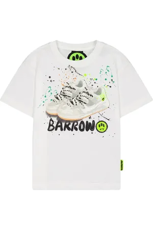BARROW T-Shirt mit Sneakers-Print