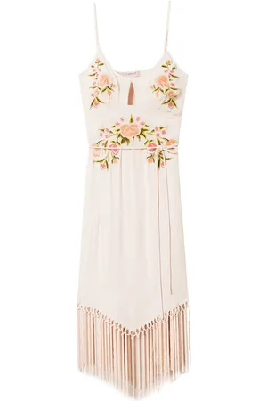 Twin-Set Midikleid mit Blumenstickerei