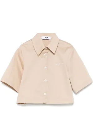 Msgm Hemd aus Popeline
