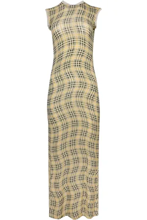 Paco rabanne Maxikleid mit Schottenkaro
