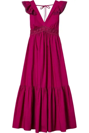 Twin-Set Maxikleid mit Rüschen
