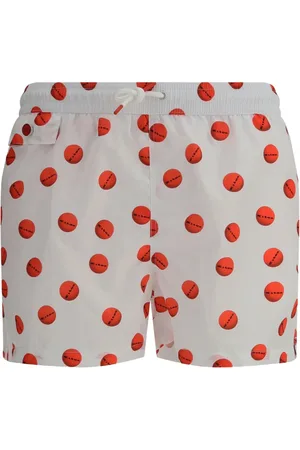 Kiton Badeshorts mit Logo-Print