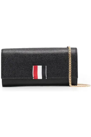 Thom Browne Schultertasche mit Logo-Patch