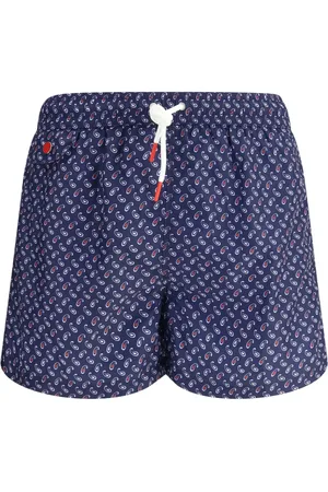 Kiton Badeshorts mit Paisley-Print