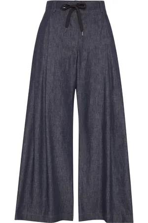 Brunello Cucinelli Jeans mit weitem Bein