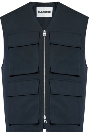 Jil Sander Weste mit Taschen