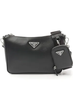 Prada 2010 Schultertasche mit Triangel-Logo