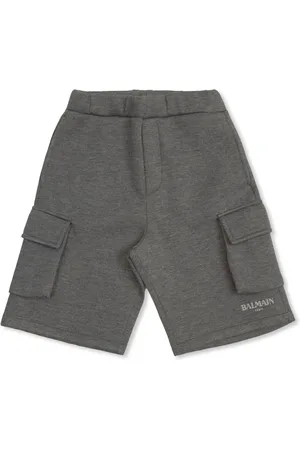 Balmain Shorts mit Logo-Print