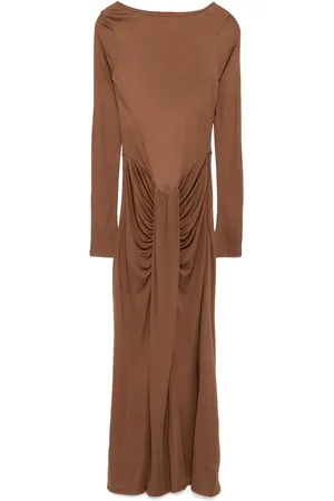 Staud Drapiertes Midikleid
