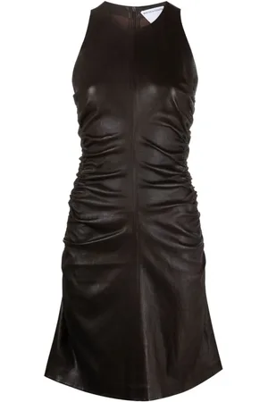 Bottega Veneta Minikleid aus Leder