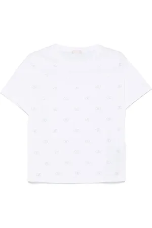 Liu Jo T-Shirt mit Strass-Logo
