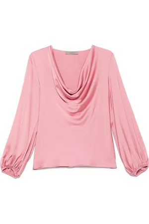 D.EXTERIOR Klassische Satinbluse