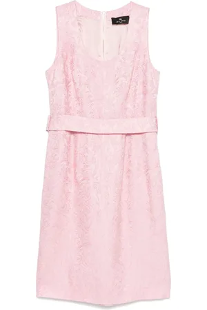 Etro Midikleid mit Paisley-Stickerei