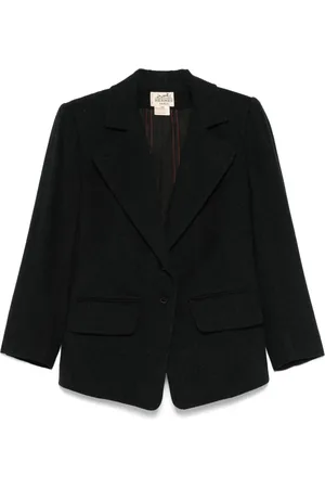 Hermès 1990s Blazer mit Filz-Finish