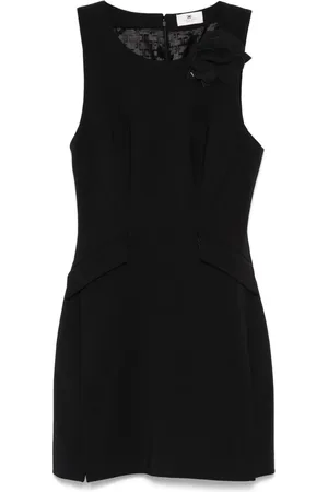 Elisabetta Franchi Ärmelloses Krepp-Minikleid