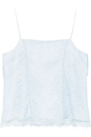ERMANNO SCERVINO Oberteil mit Spitzen-Overlay