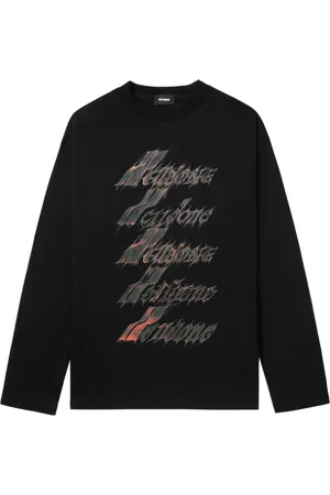 We11 Done T-Shirt mit Text-Print