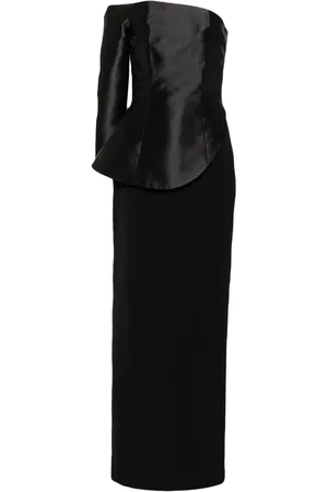 Bazza Alzouman Abendkleid aus Krepp