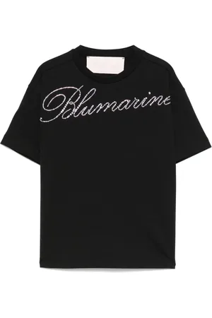 MISS BLUMARINE T-Shirt mit Logo-Verzierung