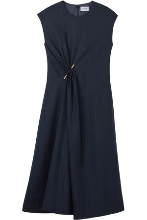 ST. JOHN Midikleid mit Raffungen