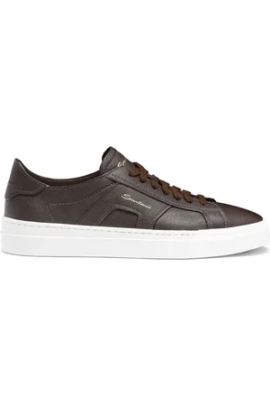santoni Double Buckle Sneakers