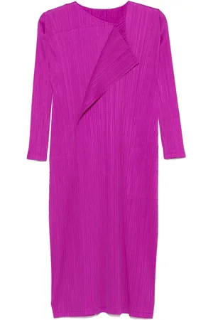 PLEATS PLEASE ISSEY MIYAKE Light Wave Midikleid