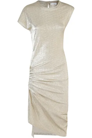 Paco rabanne Midikleid mit Raffungen