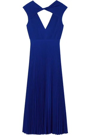 ST. JOHN Midikleid mit Falten