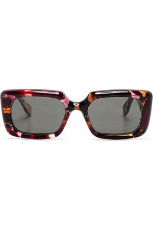 Gucci Sonnenbrille mit eckigem Gestell