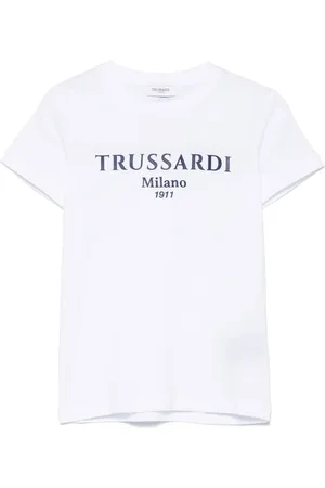 Trussardi T-Shirt mit vorstehendem Logo