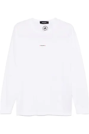 Dsquared2 T-Shirt mit gummiertem Logo
