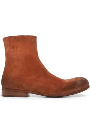 MARSÈLL Wildlederstiefel mit runder Kappe