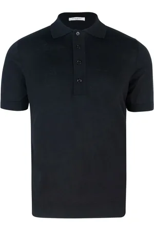 Paolo Pecora Fein gestricktes Poloshirt