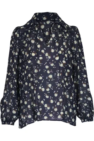 Dorothee Schumacher Gaze-Bluse mit Blumen-Print