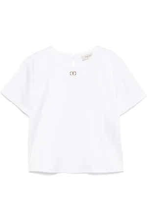 Twin-Set T-Shirt mit Logo-Schild