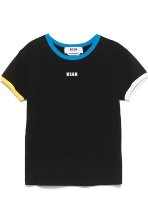 Msgm T-Shirt mit Logo-Stickerei