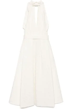 Elie saab Besticktes Midikleid