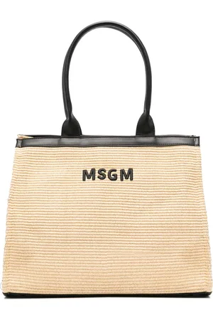 Msgm Tote Bag mit Logo-Stickerei