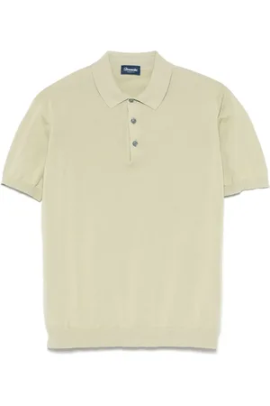 DRUMOHR Fein gestricktes Poloshirt