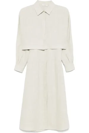 Agnona Midikleid im Layering-Look