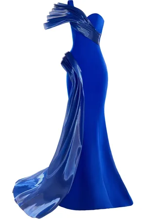Gaby Charbachy Drapiertes Abendkleid