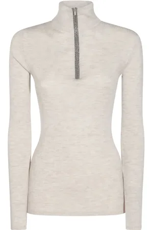 Brunello Cucinelli Pullover mit Monili-Detail